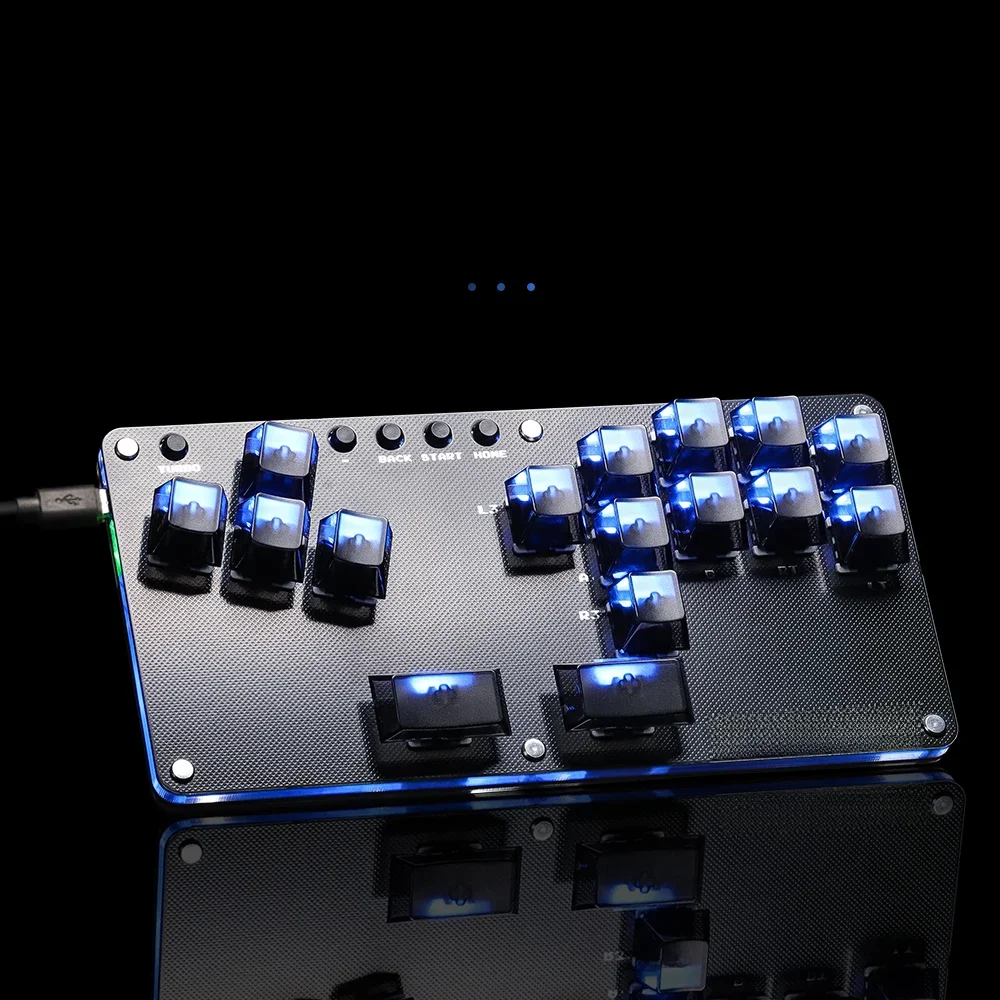 Haute42 Joystick Arcade Hitbox Sticker Bezprzepustowy Kontroler Hitbox Fightstick Dla PC / Ps3 / Ps4 / Switch Mini Kontroler Hitbox — zdjęcie produktu 7
