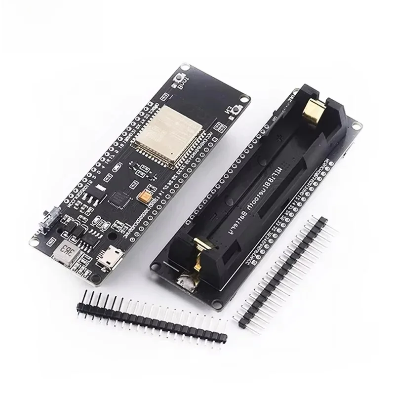 Snvi ESP32 ESP-32S Wireless WiFi & Bluetooth-Entwicklungsboard mit 18650-Batteriehalter ESP8266 ESP-WROOM-02