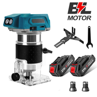 Brushless Wood Router Wood Trimmer Electric Hand Machine Trimmer carentry Tool Woodworking triming for Makita 18V No Battery