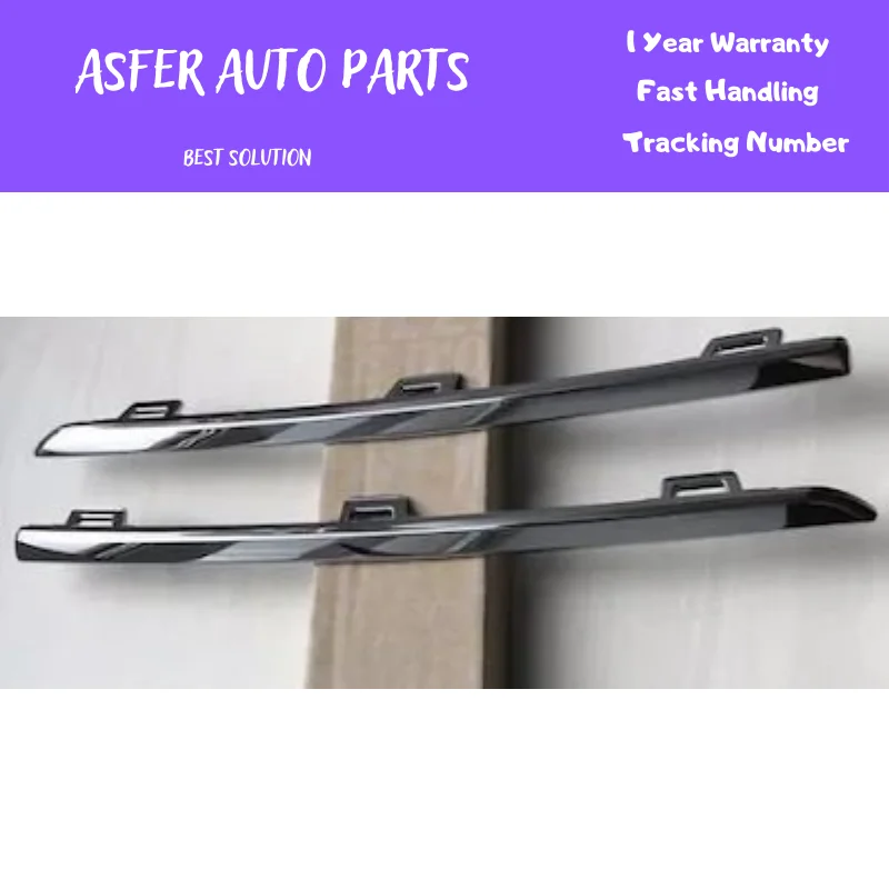 FRONT SHUTTER UPPER STRAP CHROME FOR RENAULT SYMBOL 2017 AFTER 2 PCS SET 620729869R HIGH QUALITY CAR ACCESSORİES