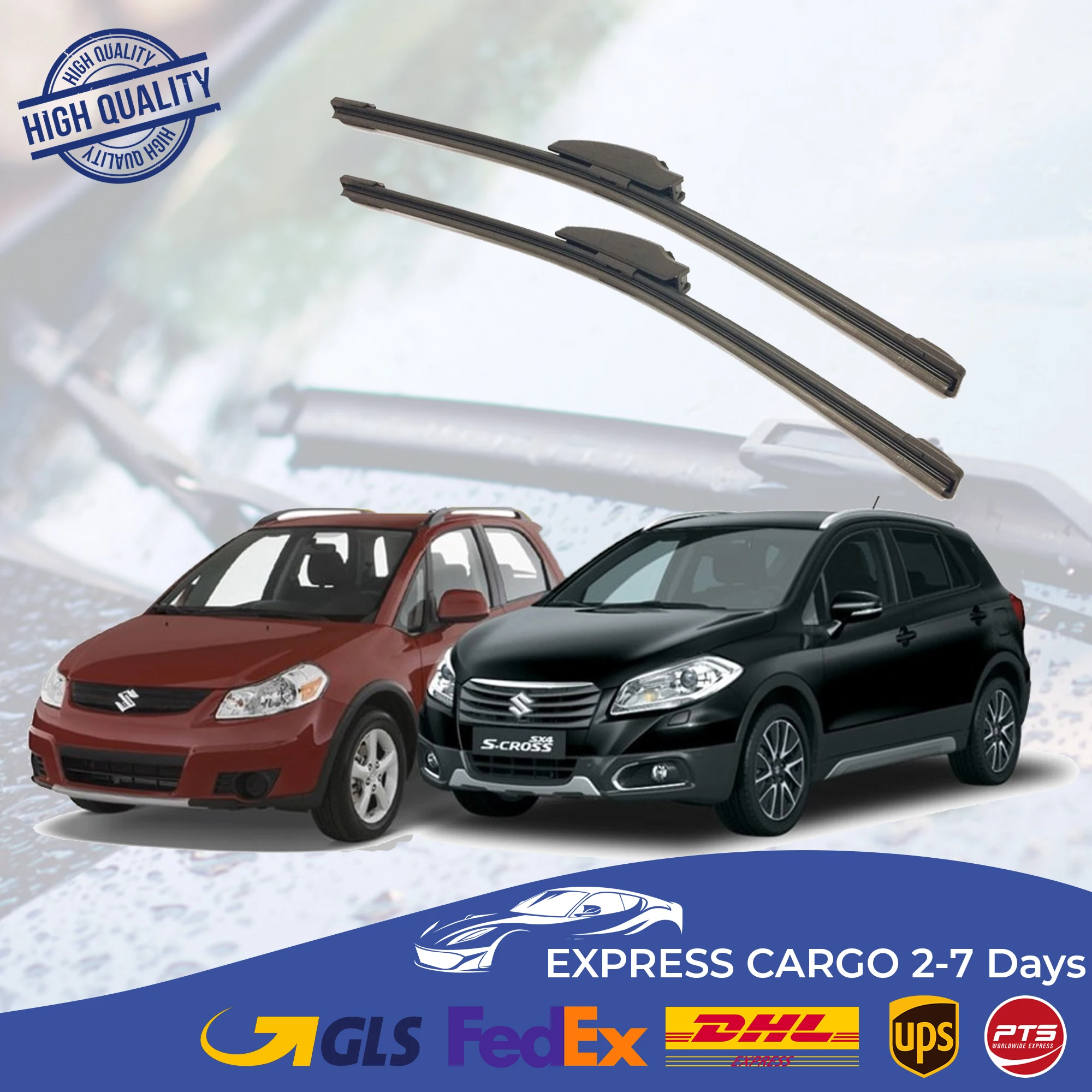 

Car Wiper Blade For Suzuki SX4 S-Cross (2007-2013) Auto Windscreen Windshield Wipers Blades Window Wash Front