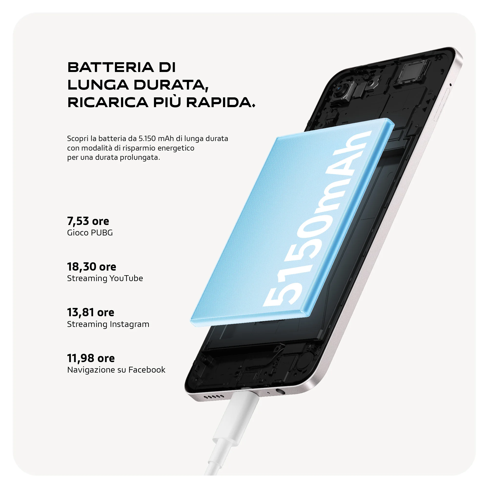 هاتف Vivo Y19s الذكي 6 + 6GB RAM 128GB ROM Camerafone 50MP AI الوضع الليلي 6.68 W شحن سريع بطارية 5150 mAh NFC ثنائي الشريحة ضوء ديناميكي، IP64 #5