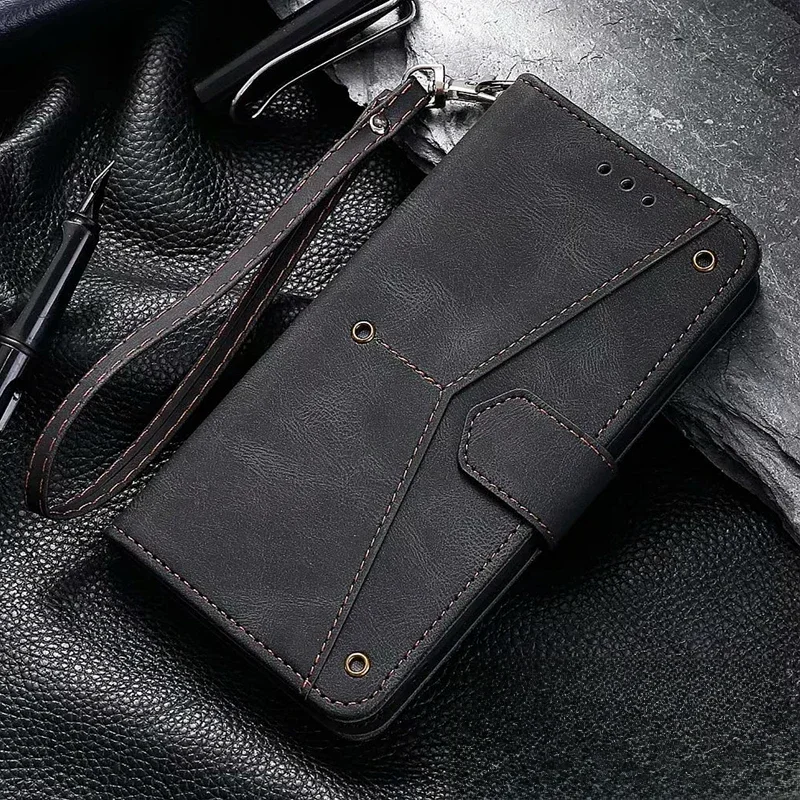 Leren hoesje voor POCO X7 M7 M8 F7 Ultra F6 X6 M6 Pro X5 F5 F3 C65 M5S X3 X4 GT M4 M3 X8 Pro Max 5G 4G Flip Book Case Cover Funda - afbeelding 2