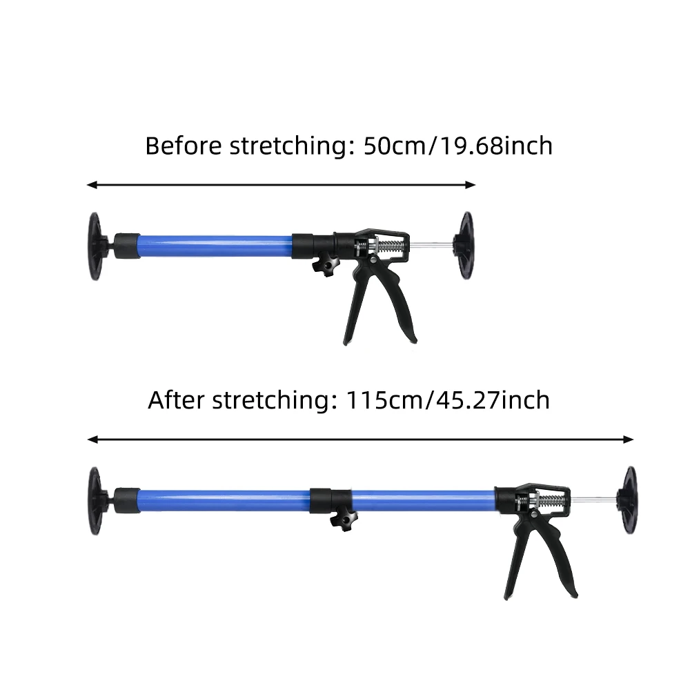 Telescopic Steel Hand Jack Support Rod Labor-Saving Cabinet Board Lifting Tool Adjustable Hand Work Bracket Drywall Construction