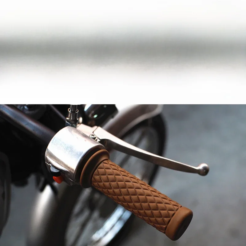 Vintage Cafe Racer 7/8" 22mm Motorrad Vintage Lenkergriff für Honda Suzuki Yamaha Kawasaki CG125 CB400