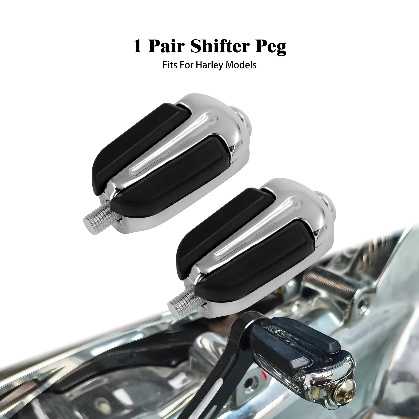 Motorcycle Slipstream Heel Toe Shifter Peg Fit For Harley Touring Road Glide Sportster XL Except 06-17 VRSC 08-13 XR Models