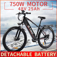 Electric Mountain Bike Peak 1000W with Removable 48V 25Ah Battery Commuter Ebike Electric Bicycle for Adults
