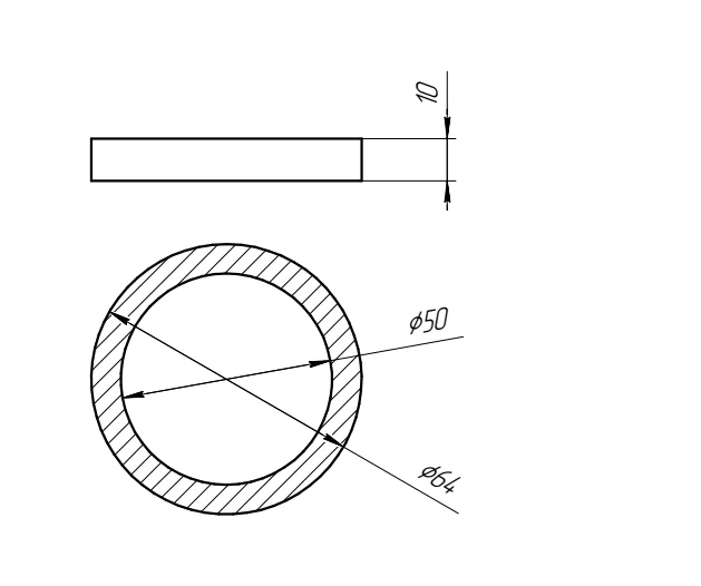 

Boron Nitride (BN) ceramic ring 4pcs