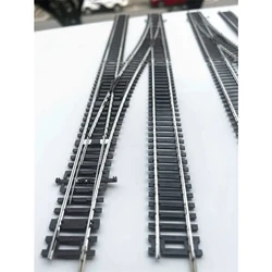 1/87 HO Scale Train Track Model Railway Track Switch Accessories Sand Table Landscape Rail Connection Train Model Steering