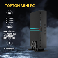 Super Deal 14Th Gen Gamer Mini PC i9 14900F i7 14700F NVIDIA RTX 4070 12G 4060Ti 2xDDR5 Liunx Gaming PC Desktop Computer WiFi6