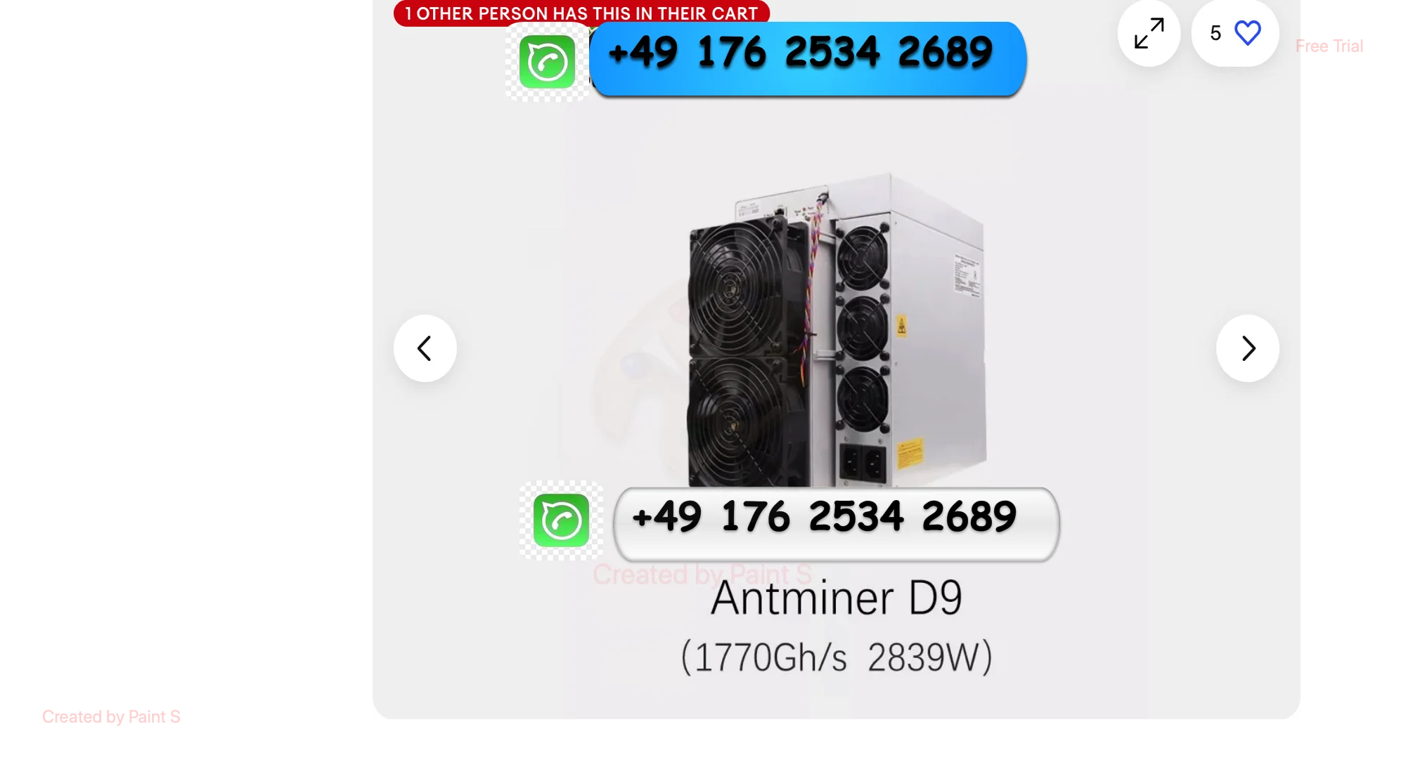 

H!Лучшее ПРЕДЛОЖЕНИЕ КУПИТЕ 5 ПОЛУЧИТЕ 3 новых Antminer D9 1770Gh/s 2839W Dash Miner с блоком питания