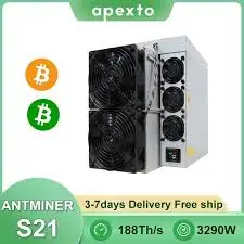 

Buy 2 get 1 free New Bitmain Antminer S21 188T 3290W Bitcoin BTC ASIC Miner