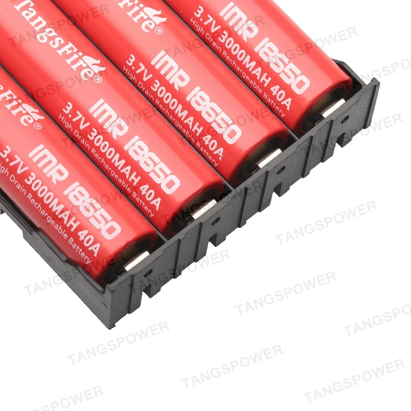 DIY ABS 18650 Battery Holders Case For 4 Slots 3.7V 18650 Battery Box With Hard Pin High quality Easy install