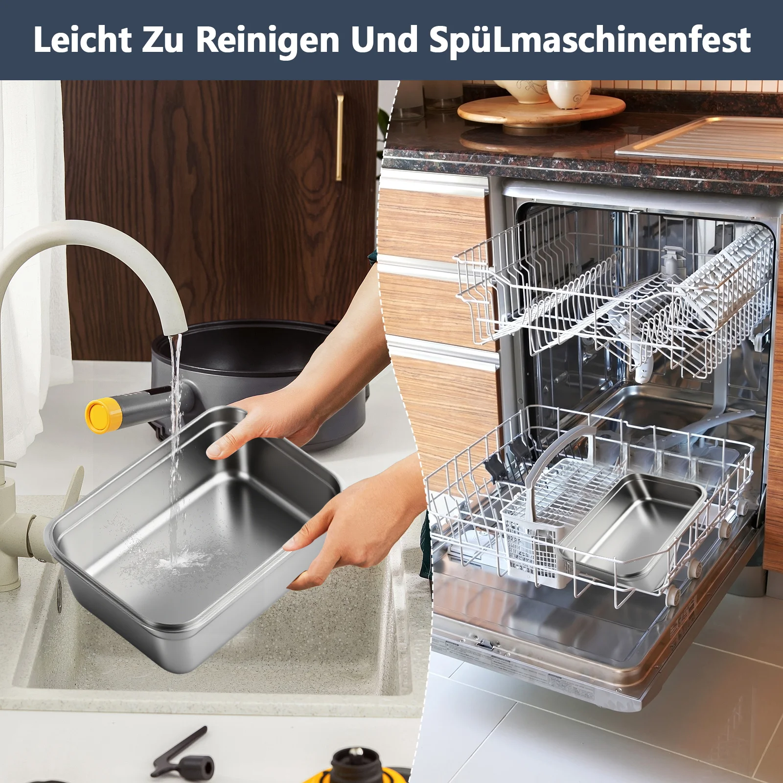 صندوق غداء كهربائي محمول، سعة 1 لتر وبنك طاقة 4000 مللي أمبير في الساعة، تسخين لاسلكي ذاتي للعمل والسفر ومكتب السيارة