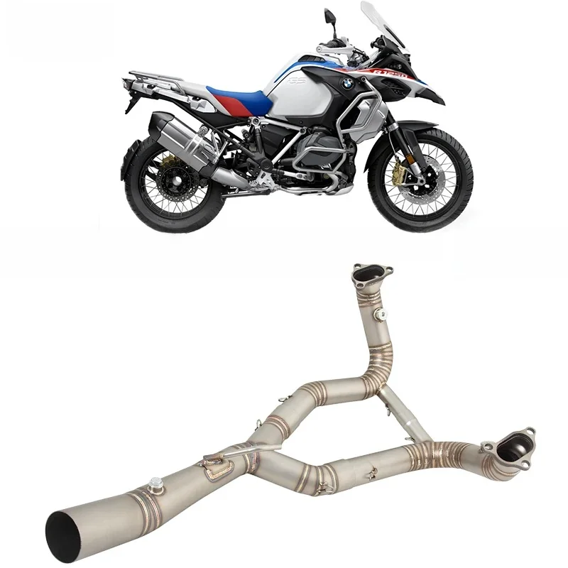 Motorfiets Uitlaat Escape Systemen Front Link Pijp Voor Bmw R1250R R1250GS Adv Adventure R1250RS R1250RT 2019 2020 2021 2022 2023 - afbeelding 2