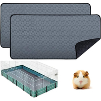 Guinea Pig Cage Lining Washable Guinea Pig Skin Pad Reusable and Non slip Urinary Pad for Guinea Pig Cat Dog Bed small animal