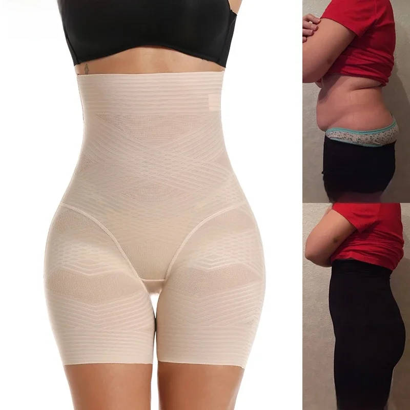 Kobiety urządzenie do modelowania sylwetki mocne spodenki wyszczuplające brzuch pod spódnicami wysokiej talii majtki modelujące bielizna wyszczuplająca pas wyszczuplający w talii bielizna modelująca — zdjęcie 2