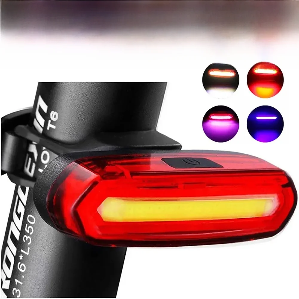 AliExpress MTB Road Bike Rear Light USB Rechargeable LED Bike Tail Light Easy to Install Bicycle Warning Taillights for Night Riding Safety