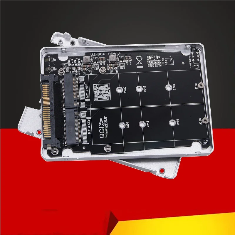 Adapter SSD M2 SSD do U.2 Adapter M.2 NVMe M.2 SATA NGFF SSD do PCI-e U2 SFF-8639 Adapter PCIe M2 konwerter do komputera stacjonarnego — zdjęcie produktu 7