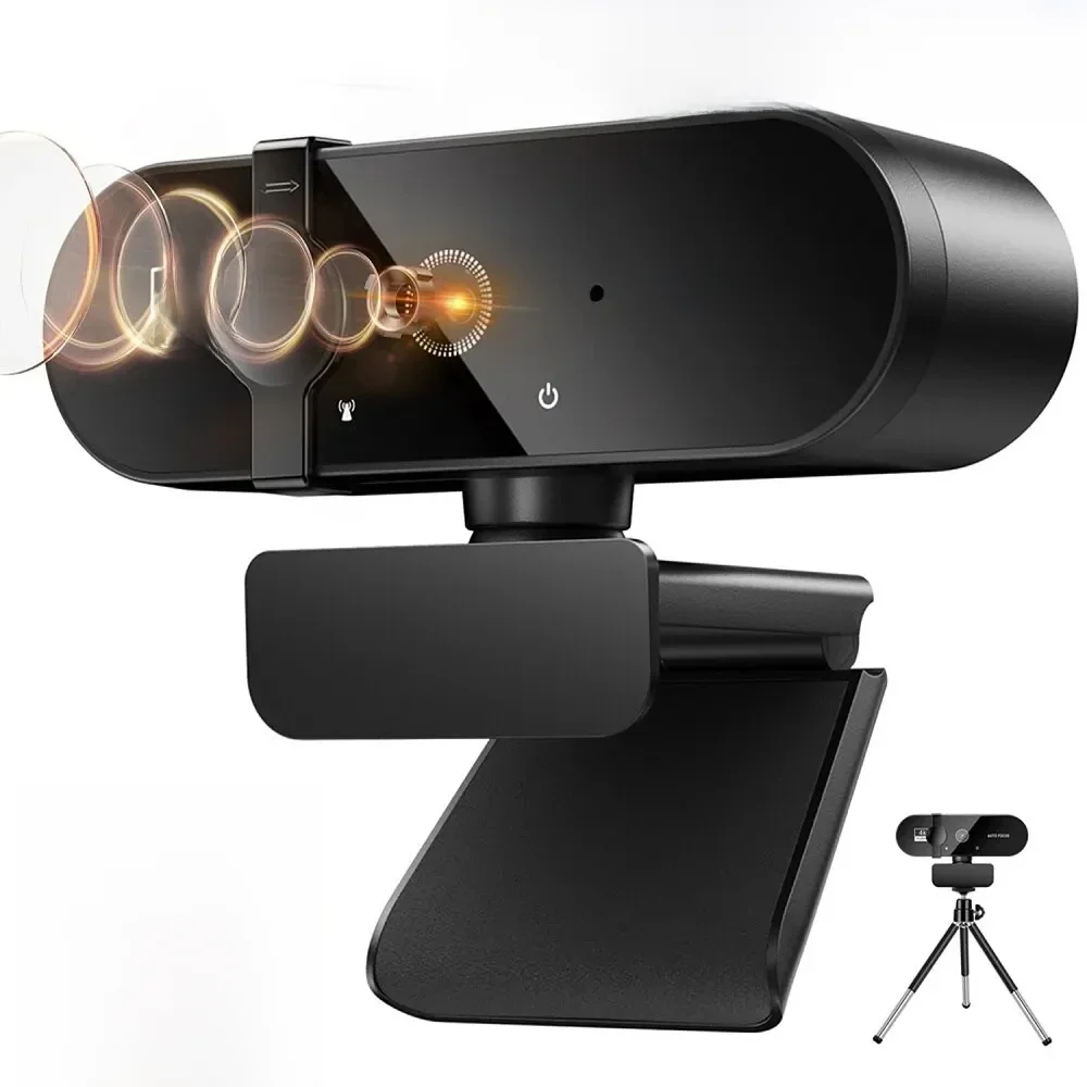 Kamera internetowa 4K Mini kamera 1080P Kamera internetowa 2K Full HD z mikrofonem Kamera internetowa USB 30fps z automatyczną regulacją ostrości Kamera do nagrywania wideo na laptopie PC — zdjęcie 2