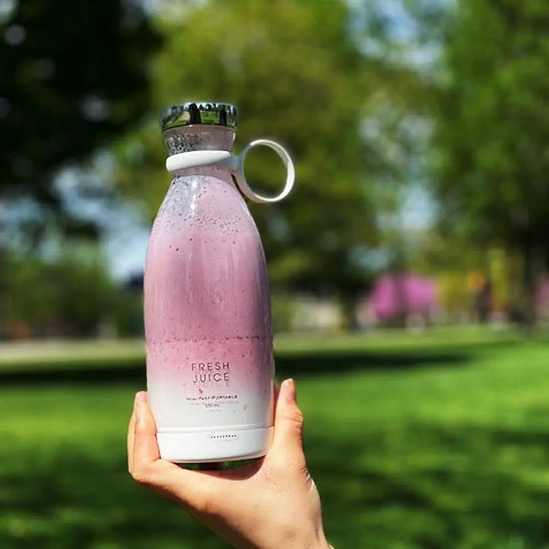Liquidificador Elétrico Portátil Garrafa Milkshake Juicer Carregamento USB Sem Fio Mini Misturador De Suco Fresco Smoothie Blender Dropshipping