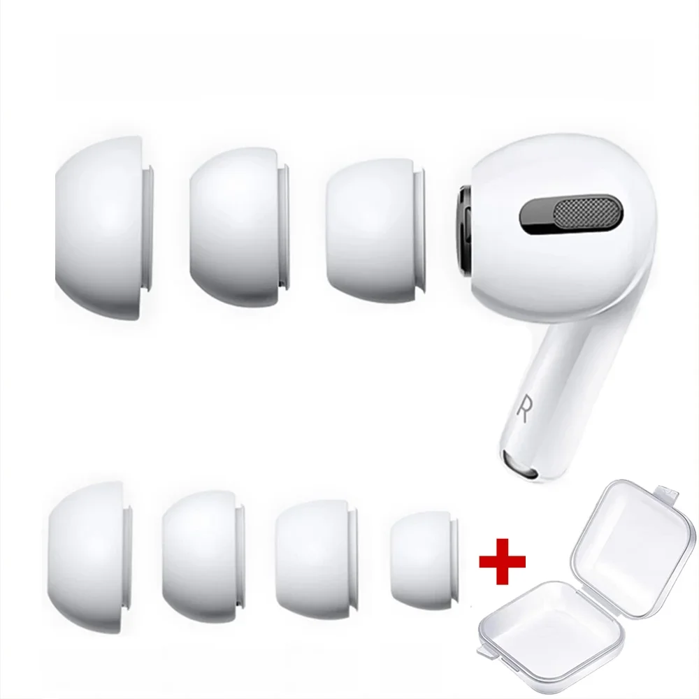 1–3 Paar Silikon-Kopfhörerspitze für Apple AirPods Pro 1 2, rutschfeste Ersatz-Ohrhörer, Ohrzubehör,
