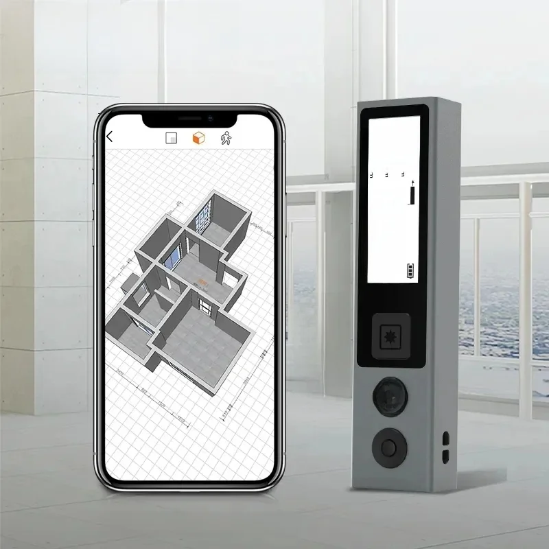 MILESEEY Laser Trena 30M 40M Laser Distance Meter Bluetooth Trenaa Meter Reader Tape Measuring Tools