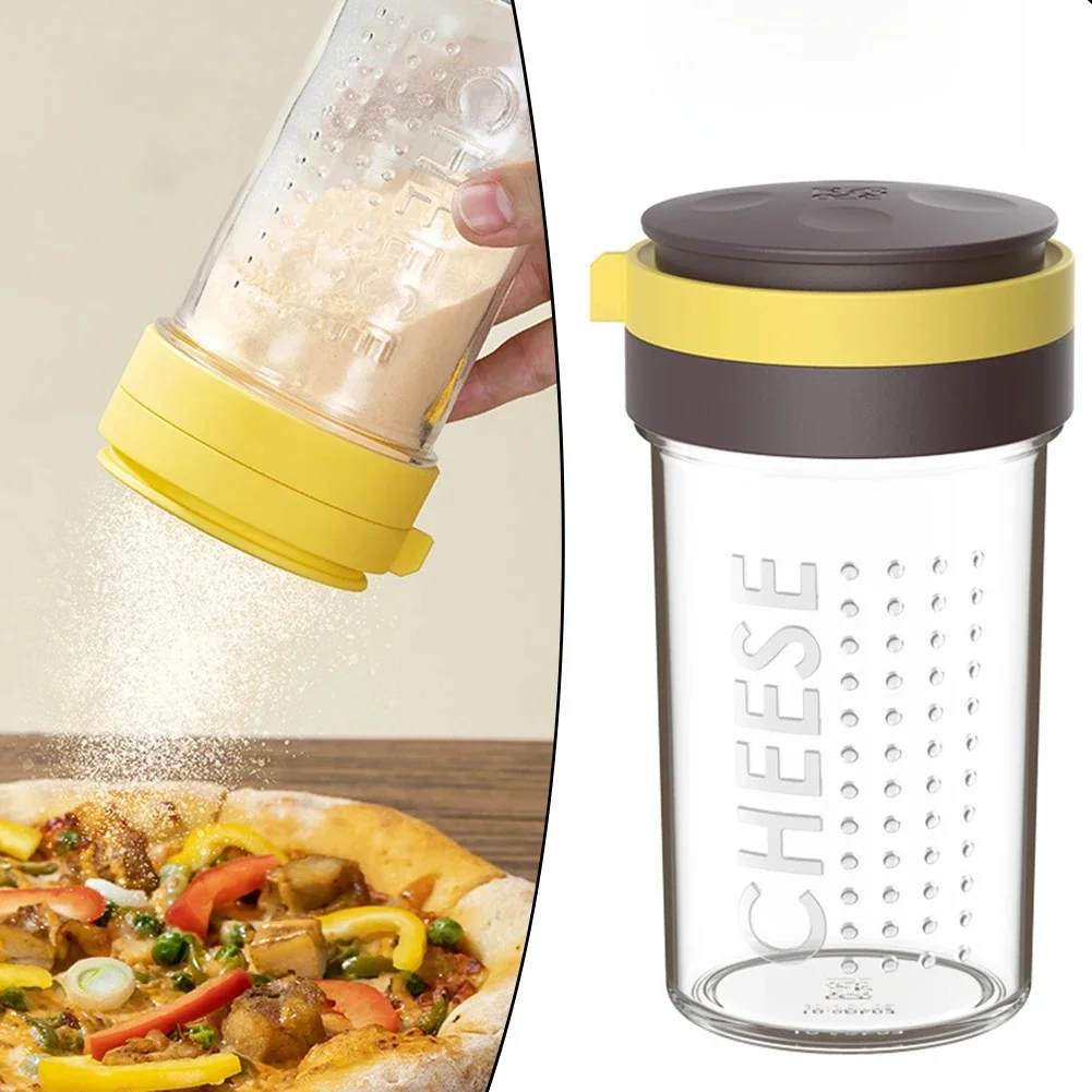 AliExpress Kitchen Spice Dispenser Clear With Lid Dustproof Food Grade Cheese Sprinkler For Chili Powder Salt Cheese Salt Cumin Powder