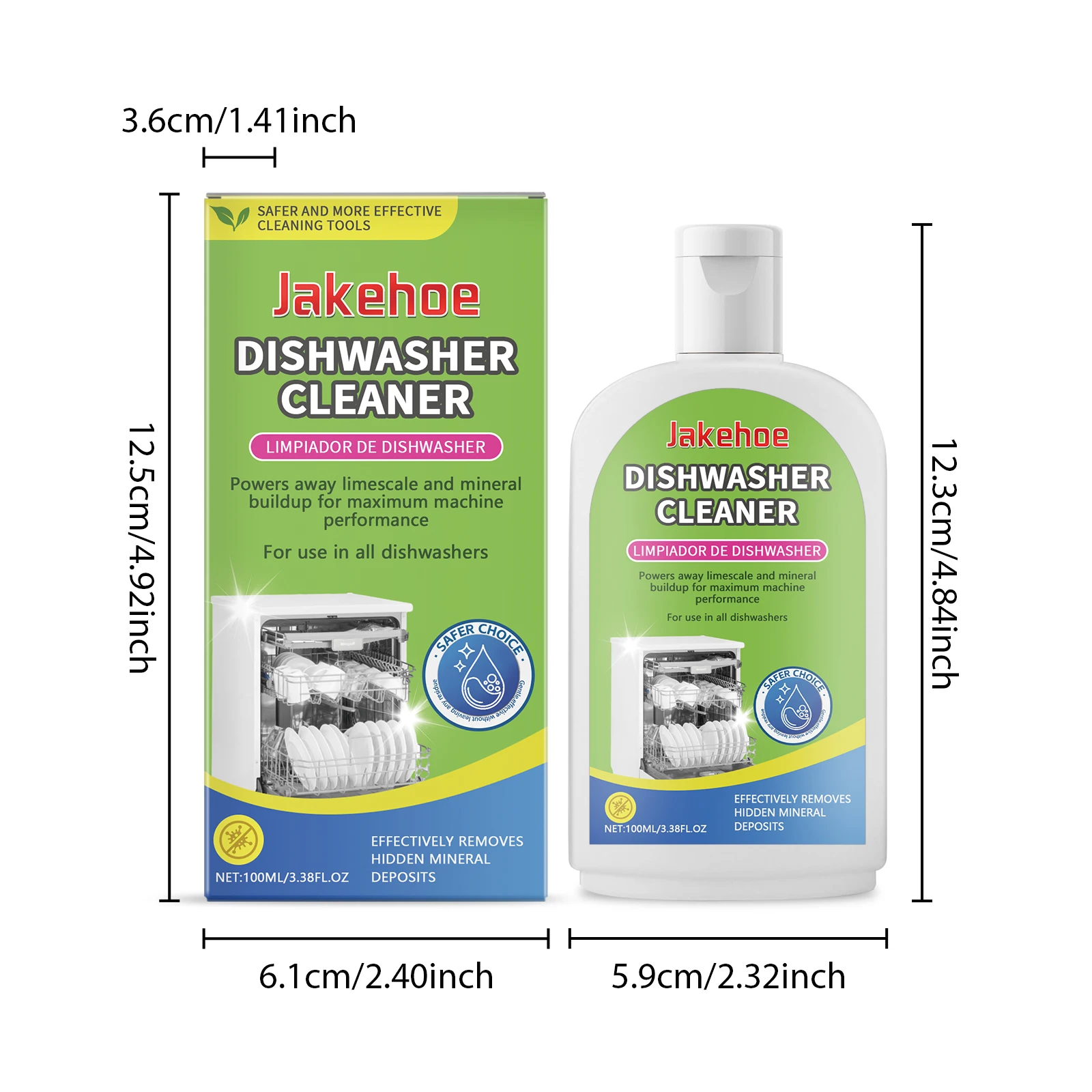 ジェイクホー食器洗い機クリーナー 食べ残し除去 油汚れ洗浄 除菌 光沢復元 強力食器洗い機洗浄剤