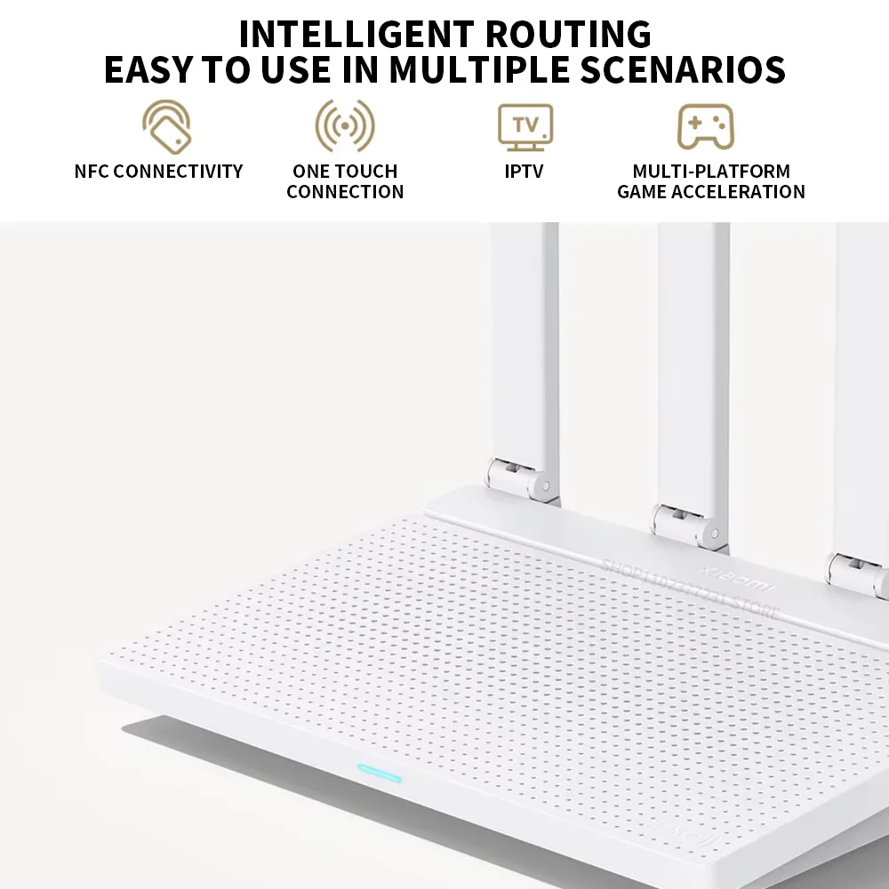 Original Xiaomi Router AX3000T IPTV Mesh Networking Gigabit Ethernet Ports Gaming Accelerator Repeater Modem Signal Amplifier CN