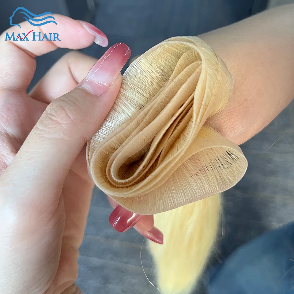 Paquetes de cabello humano con cinta invisible de 16A, sin pegamento, natural y sin costuras, de 18 a 30 pulgadas, 50g 3