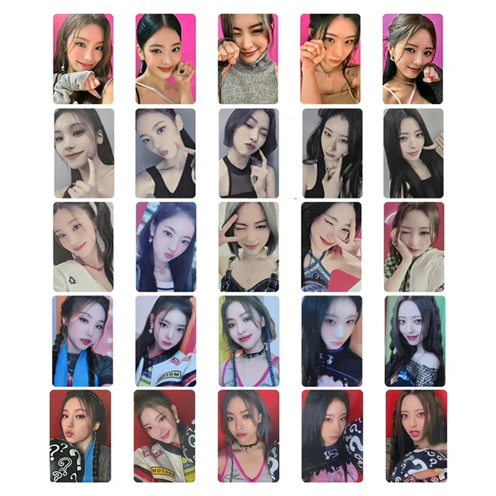 

6Pcs/Set Kpop ITZY New Album CHESHIRE Photocard Lomo Card High-quality Card Merchandise Gift For Fans Collection Yeji Lia Ryujin