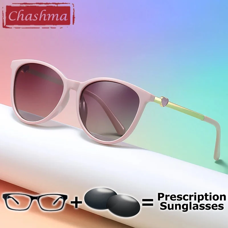 

Chashma Prescription Glasses Night Driving Yellow Myopi Anti Glare Polarized Lenses Optical Progressive Cat Eye Sunglasses Frame