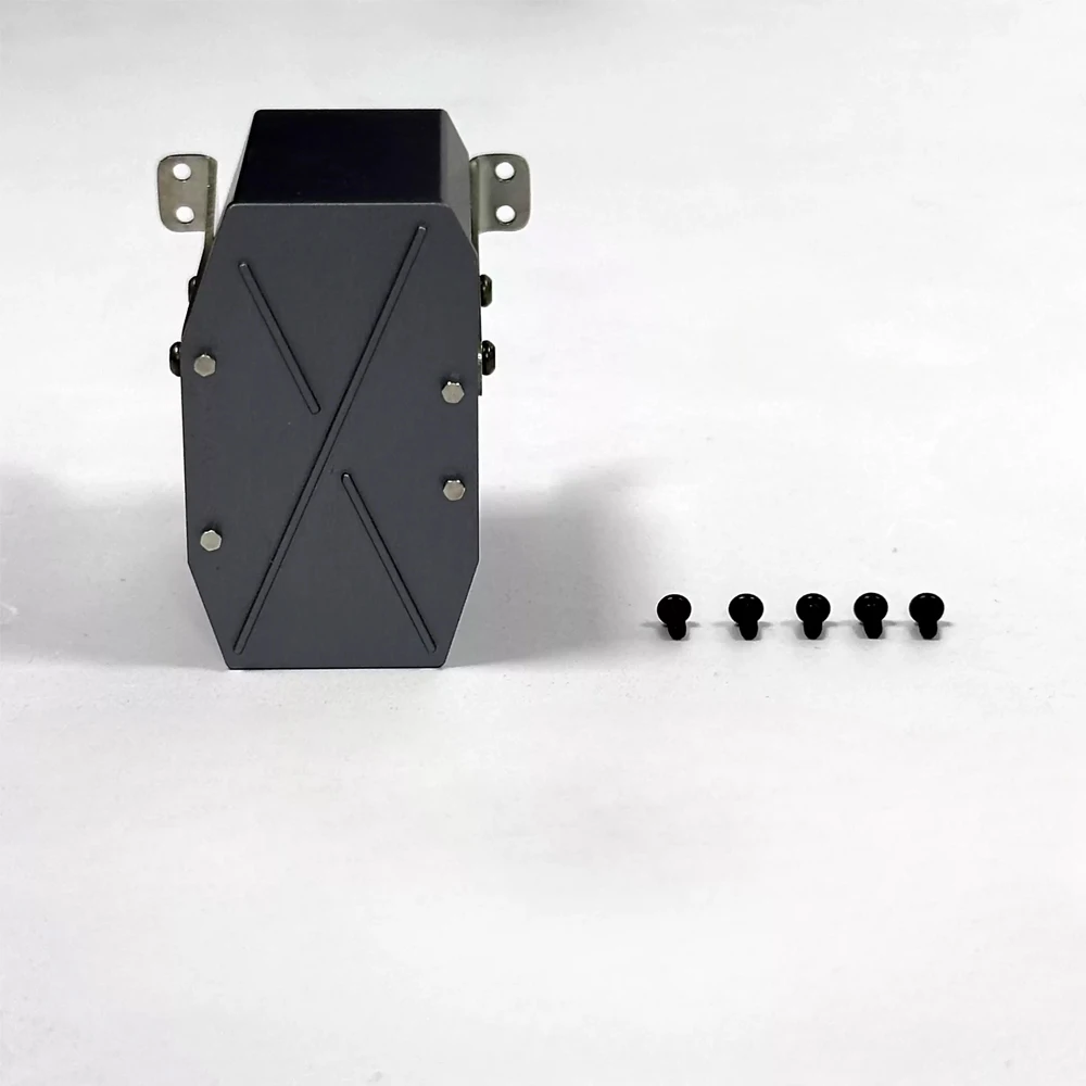 1/14 Metall-Auspufftank-Dekoration MD PQ-0001 für 1/14 RC Traktor-LKW, Muldenkipper-Modellspielzeug oder DIY-Modifikationsteile – Detail 2