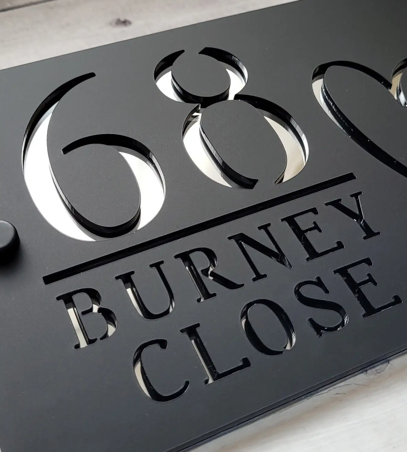 Modern House Sign House Number House Signs Door Number House Address Numbers Modern Floating Laser Cut Matt