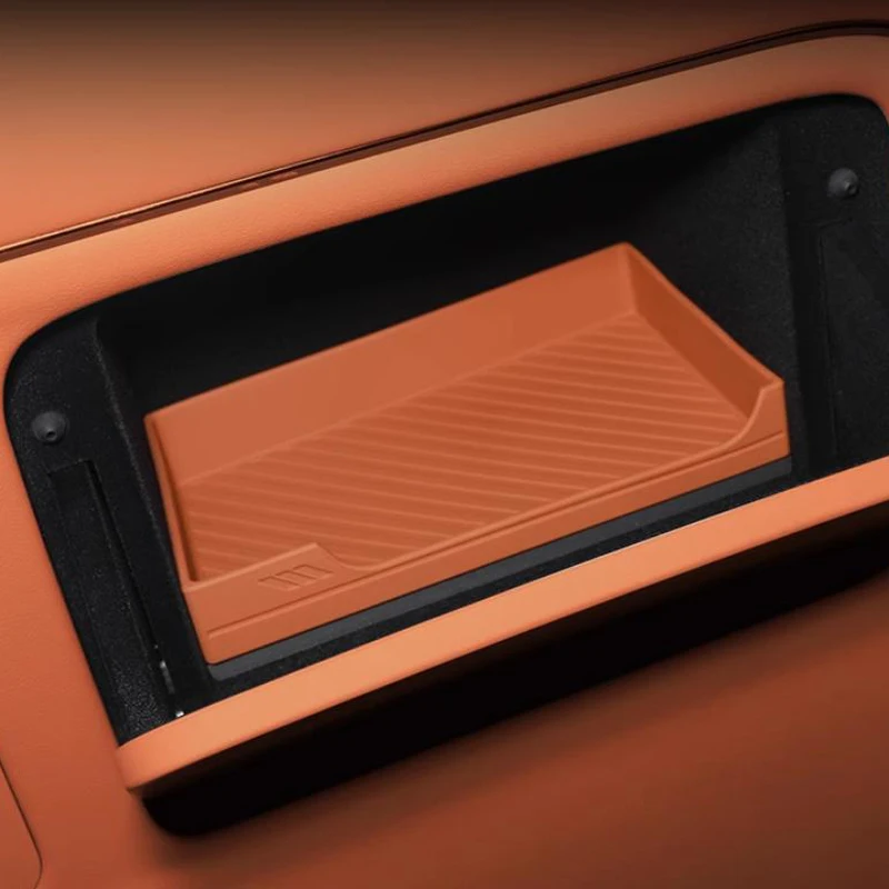 For AITO M9 2024 Automotive Interior Accessories Driver's Lower Storage Box Co Driver's Lower Silicone Storage Rack