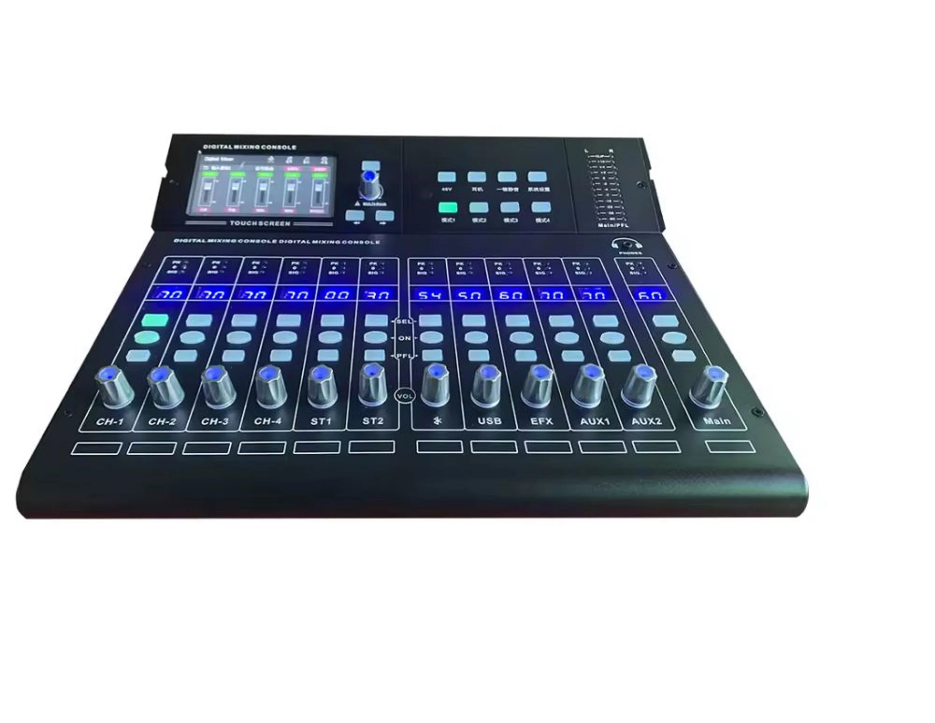 Consola adecuada para puesta en escena, mezclador de sonido, mezclador Digital, mezcla de Audio profesional de 8 canales