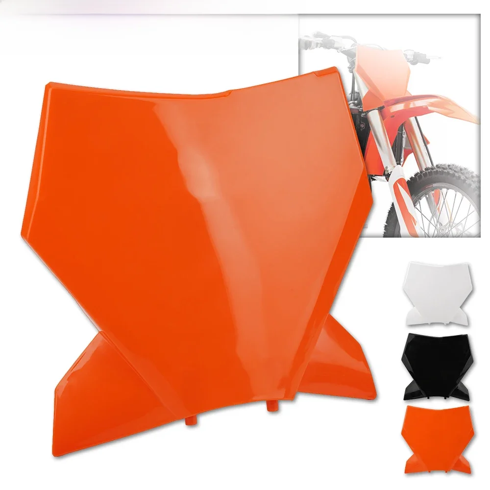 AliExpress PowerMotor Motorcycle Front Number Plate for KTM SX SX-F XC XC-F 125 250 300 350 450 2023 2024 Plastic Cover  Motocross Enduro Dirt Bike