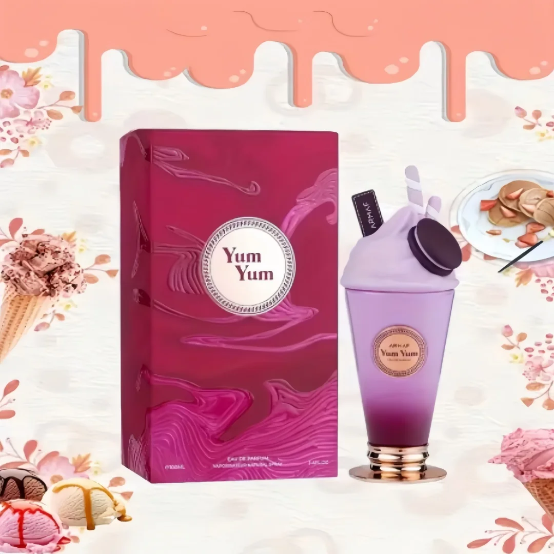 Armaf Yum Yum Eau de Parfum 3.4oz/100ml Fragancia Dulce Gourmand para Mujer Perfume en Spray de Larga Duración