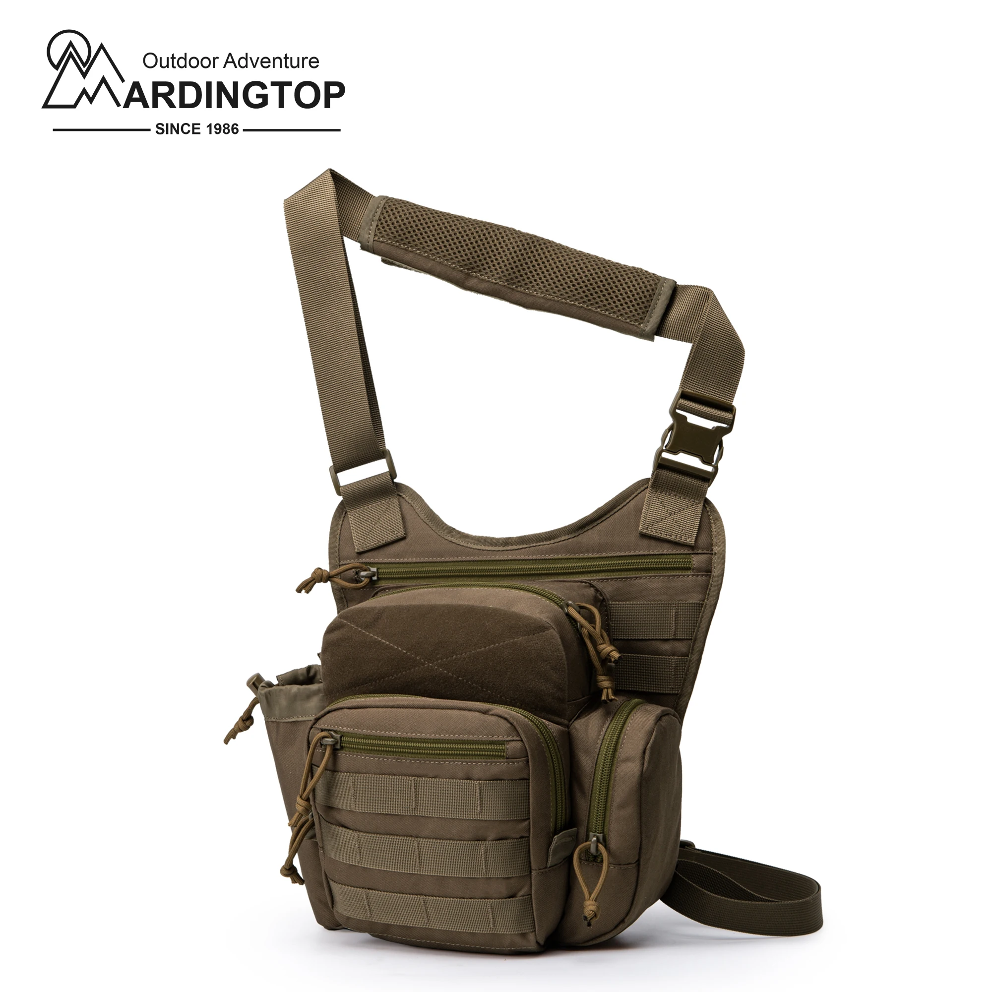 Mardingtop Tactical Sling Bag Gear Shoulder Molle Messenger Bag Voor Mannen Vrouwen Sport Verborgen Carry