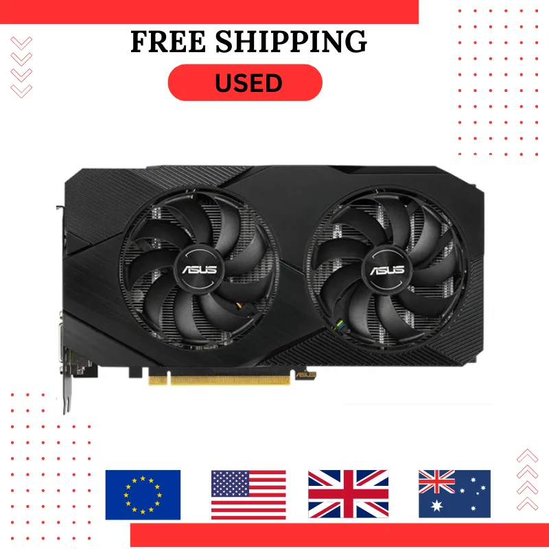 2024 ASUS RTX 2060 Super 6 Go 8 Go 12 Go GDDR6 192 bits d'occasion