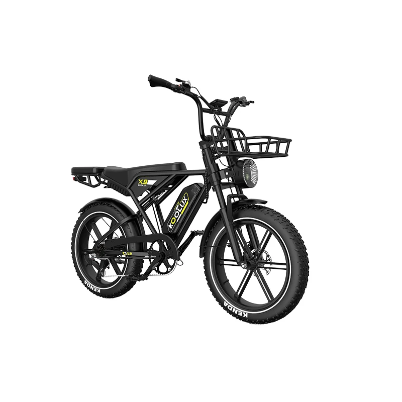 AliExpress KOOLUX X9 20" Dual Batteries Fat Tire Ebike for Adults 750W Motor 48V 15.6AH Battery E-Bike with 100 miles Range Cycle