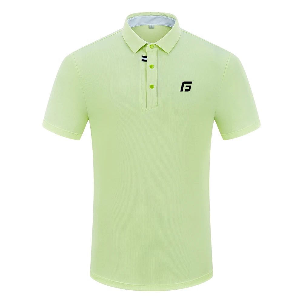 Golfist Golf T-shirt for Men Short Sleeves Polo Shirt Quick Dry Breathable Comfort Leisure Sportswear