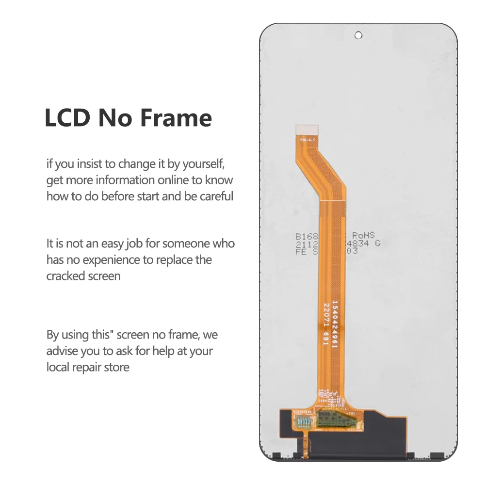 6.81\'\' Tested Display For Magic4 Lite LCD ANY-LX1/2/3 Display Screen Touch Digitizer For Honor Magic 4 Lite Display Replacement