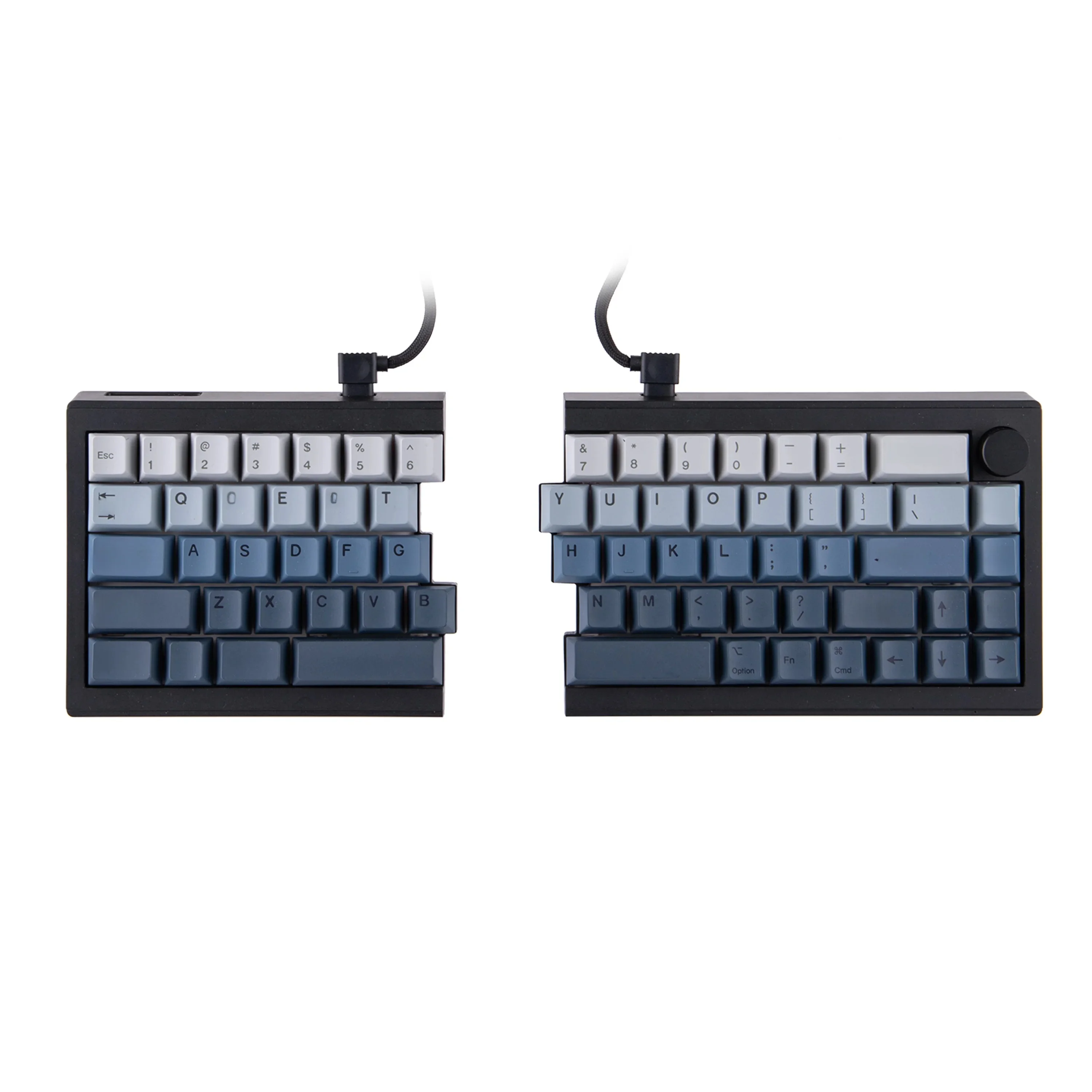 EPOMAKER Split65 60% Układ TOP Struktura Hot-Swap Przewodowa/2,4 GHz/Bluetooth 5.0 Bezprzewodowa klawiatura mechaniczna RGB z południową stroną — zdjęcie produktu 7