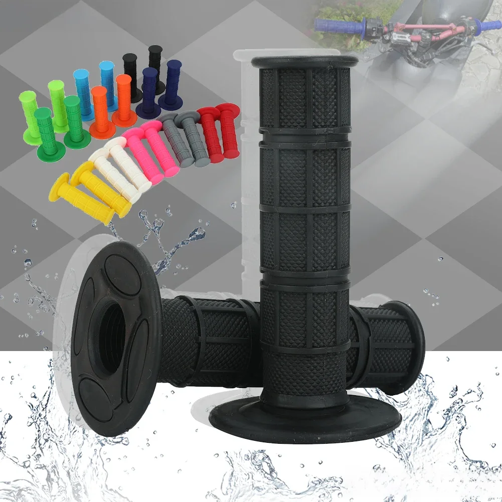 AliExpress NONE 22 24mm Universal Handle Grips Dirt Pit Bike Motorcycle Motocross Motorbike Handle Bar Grip For CRF YZF KXF SXF SSR SDG BSE