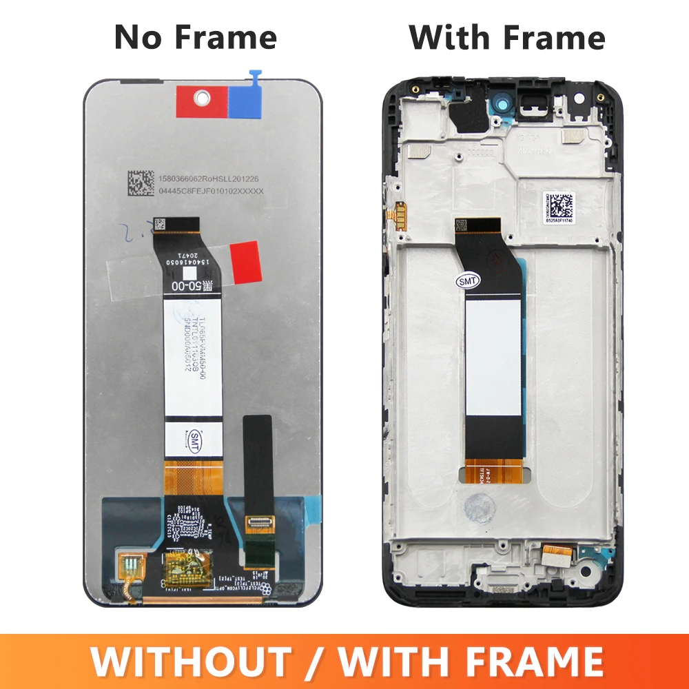 6.5 ''Display Voor Xiaomi Poco M3 Pro 5G M2103k19pg M2103k19pi Lcd-Scherm Met Frame Digitizer Assemblage