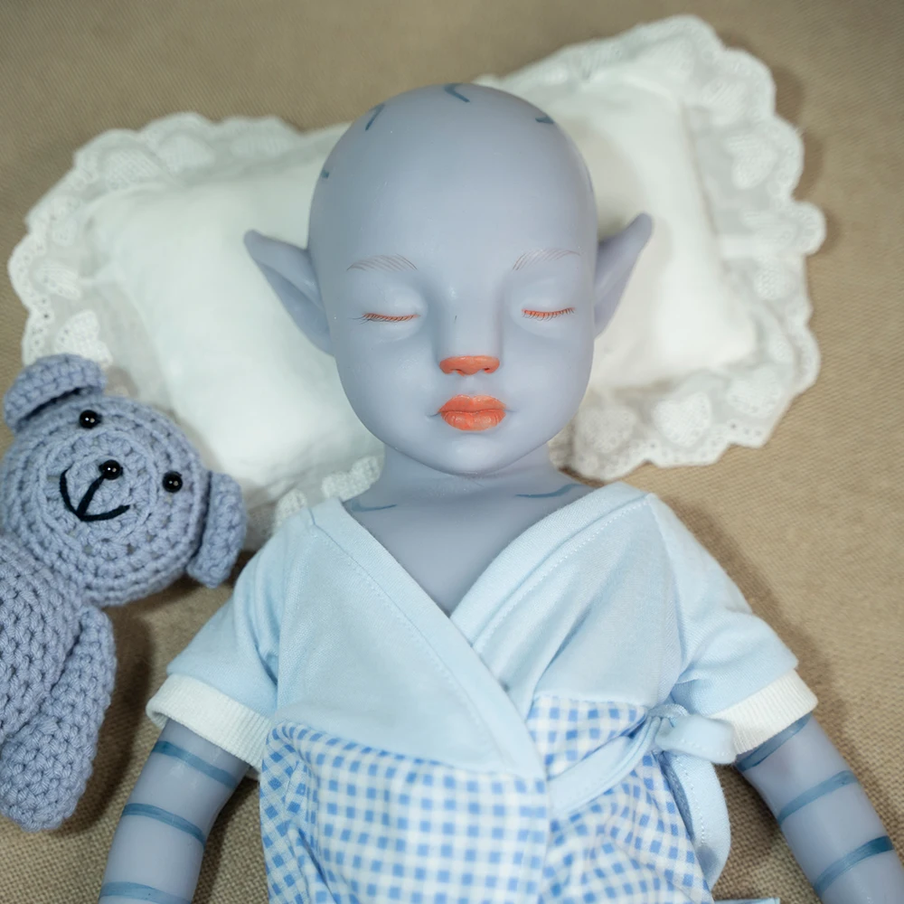 Reborn muñeca artesanal de silicona suave, Colección realista, regalo para niño y bebé