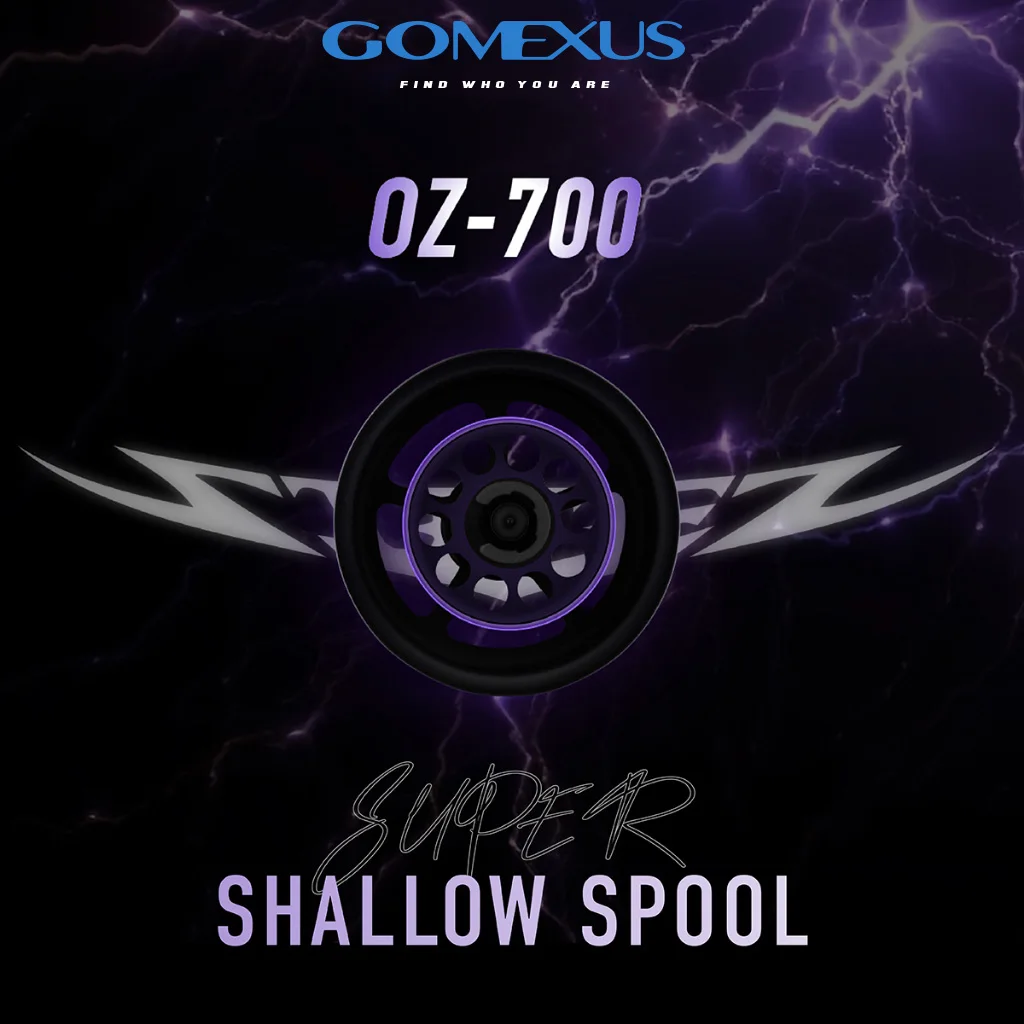 Gomexus-Shallow Spool for Daiwa Steez CT SV, Baitcasting Fishing Reel, Spool Line, Aluminum Alloy Rolling Cup, Spare Tackle