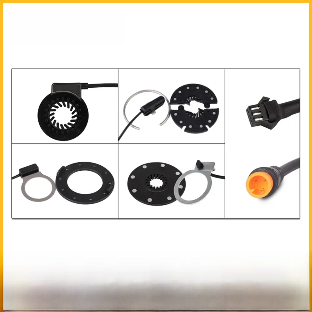 AliExpress chamrider ChamRider KT PAS Pedal Assist Sensor V12L D12L BZ-4(8) BZ-10C Julet Waterproof Connector 6 Magnets Dual hall Sensors 12 Signals